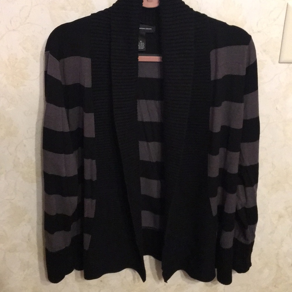 Striped INC cardigan